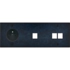 MODELEC - Façade Fascination Laiton Ombre Triple Horizontale PC M1 M2 à Vis