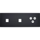 MODELEC - Façade Confidence Laiton Noir Triple Horizontale M1 M1 C3