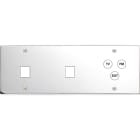 MODELEC - Façade Confidence Laiton Chrome Triple Horizontale M1 M1 C3 à Vis