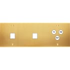 MODELEC - Façade Confidence Laiton Satine Triple Horizontale M1 M1 C3 à Vis