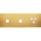 MODELEC - Façade Confidence Laiton Satine Triple Horizontale M1 M1 C3 Ne