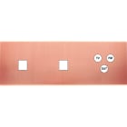 MODELEC - Façade Confidence Laiton Cuivre Satine Triple Horizontale M1 M1 C3 Ne