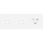 MODELEC - Façade Confidence Laiton Blance Email Triple Horizontale M1 M1 C3 Ne