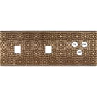 MODELEC - Façade Fascination Laiton Atlas Triple Horizontale M1 M1 C3