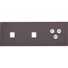 MODELEC - Façade Désir Anthracite Mat Triple Horizontale M1 M1 C3