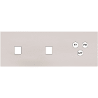 MODELEC - Façade Désir Gris Perle Mat Triple Horizontale M1 M1 C3