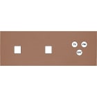 MODELEC - Façade Désir Moka Mat Triple Horizontale M1 M1 C3