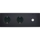 MODELEC - Façade Confidence Laiton Noir Mat Triple Horizontale PCK Pck C1 à Vis