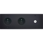 MODELEC - Façade Confidence Laiton Noir Mat Triple Horizontale PC Pc C1 à Vis