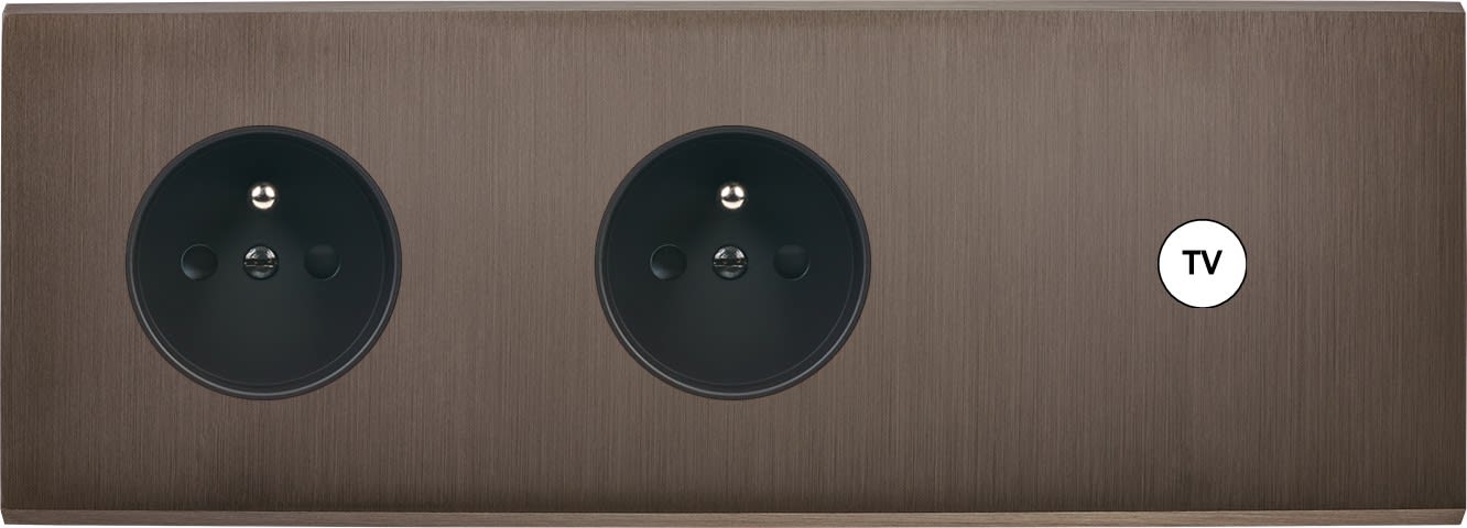 MODELEC - Façade Confidence Laiton Canon De Fusil Triple Horizontale PC Pc C1