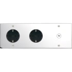 MODELEC - Façade Confidence Laiton Chrome Miroir Triple Horizontale PCK Pck C1 à Vis