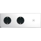 MODELEC - Façade Confidence Laiton Chrome Miroir Triple Horizontale PCK Pck C1 Magnetique