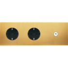 MODELEC - Façade Confidence Laiton Satine Triple Horizontale PCK Pck C1 Magnetique