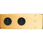 MODELEC - Façade Confidence Laiton Or Miroir Triple Horizontale PC Pc C1 à Vis