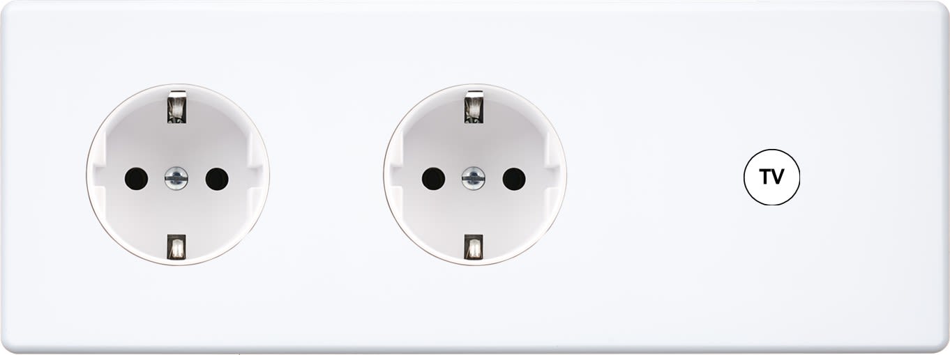 MODELEC - Façade Hitera Blanc Soft Touch Triple Horizontale PCK Pck B1