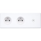 MODELEC - Façade Hitera Blanc Soft Triple Horizontale PC Pc C1