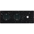 MODELEC - Façade Hitera Terrazzo Noir Triple Horizontale PCK Pck B1