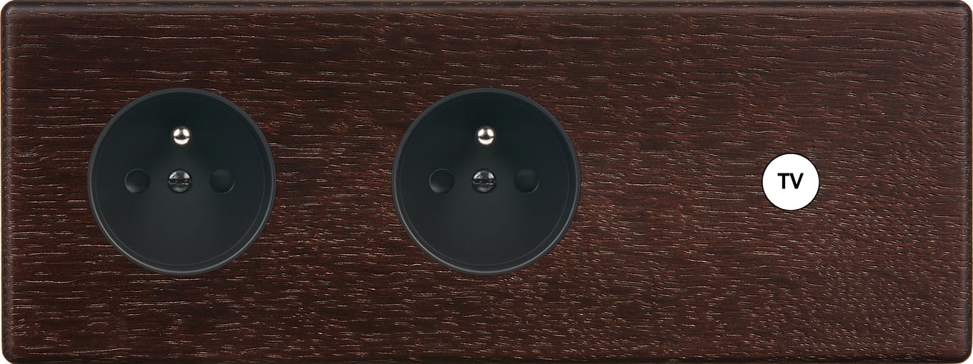 MODELEC - Façade Hitera Chene Fonce Triple Horizontale PC Pc C1