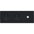 MODELEC - Façade Désir Noir Mat Triple Horizontale PC Pc C1
