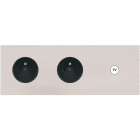 MODELEC - Façade Désir Gris Perle Mat Triple Horizontale PC Pc C1