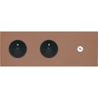 MODELEC - Façade Désir Moka Mat Triple Horizontale PC Pc C1