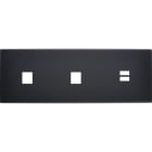 MODELEC - Façade Confidence Laiton Noir Mat Triple Horizontale M1 M1 U1