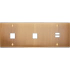 MODELEC - Façade Confidence Laiton Vieux Bronze Triple Horizontale M1 M1 U1 Vis