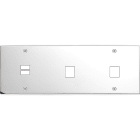 MODELEC - Façade Confidence Laiton Chrome Triple Horizontale U1 M1 M1 Vis