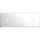 MODELEC - Façade Confidence Laiton Chrome Triple Horizontale U1 M1 M1