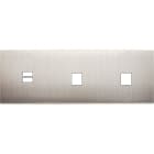MODELEC - Façade Confidence Laiton Nickel Satine Triple Horizontale U1 M1 M1