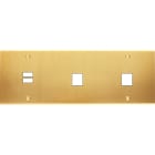 MODELEC - Façade Confidence Laiton Satine Triple Horizontale U1 M1 M1 Vis