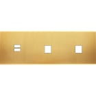 MODELEC - Façade Confidence Laiton Satine Triple Horizontale U1 M1 M1