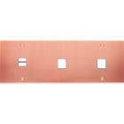 MODELEC - Façade Confidence Laiton Cuivre Satine Triple Horizontale U1 M1 M1 Vis