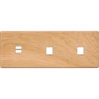 MODELEC - Façade Hitera Chene Clair Triple Horizontale U1 M1 M1