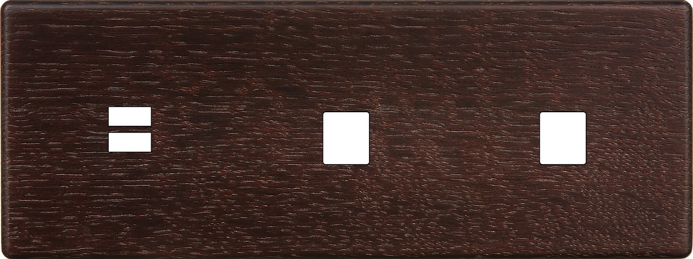 MODELEC - Façade Hitera Chene Fonce Triple Horizontale U1 M1 M1