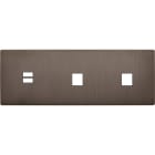 MODELEC - Façade "M" Laiton Canon F Triple Horizont 1 Chargeur USB 1 Media 1 Media Sansvis