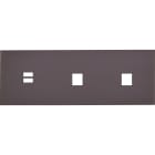 MODELEC - Façade Désir Anthracite Mat Triple Horizontale U1 M1 M1