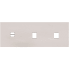 MODELEC - Façade Désir Gris Perle Mat Triple Horizontale U1 M1 M1