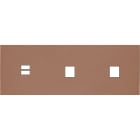 MODELEC - Façade Désir Moka Mat Triple Horizontale U1 M1 M1