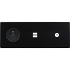 MODELEC - Façade Hitera Noir Triple Horizontale PC U1 C1