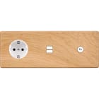 MODELEC - Façade Hitera Chene Clair Triple Horizontale PCK U1 C1