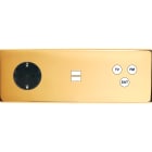 MODELEC - Façade Confidence Laiton Or Miroir Triple Horizontale PCK U1 C3