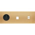 MODELEC - Façade Confidence Laiton Brosse Triple Horizontale PC M1 U1