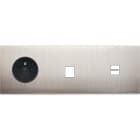 MODELEC - Façade Confidence Laiton Nickel Satine Triple Horizontale PC M1 U1