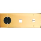 MODELEC - Façade Confidence Laiton Or Miroir Triple Horizontale PCK M1 U1 Vis