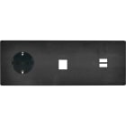 MODELEC - Façade M Acier Verni Triple Horiz 1 Prise Schuko 1 Media 1 Chargeur USB magnétiq