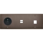 MODELEC - Façade Confidence Laiton Canon De Fusil Triple Horizontale PC U1 M1 Vis