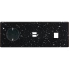 MODELEC - Façade Hitera Terrazzo Noir Triple Horizontale PCK U1 M1