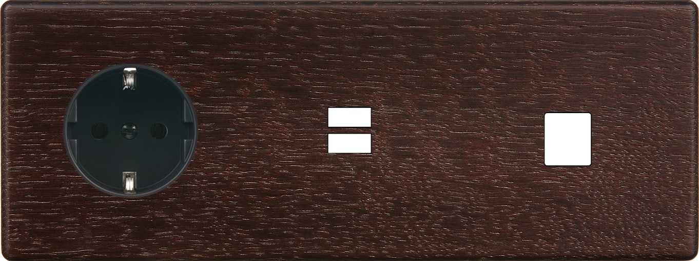 MODELEC - Façade Hitera Chene Fonce Triple Horizontale PCK U1 M1