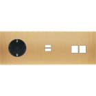 MODELEC - Façade Confidence Laiton Brosse Triple Horizontale PCK U1 M2